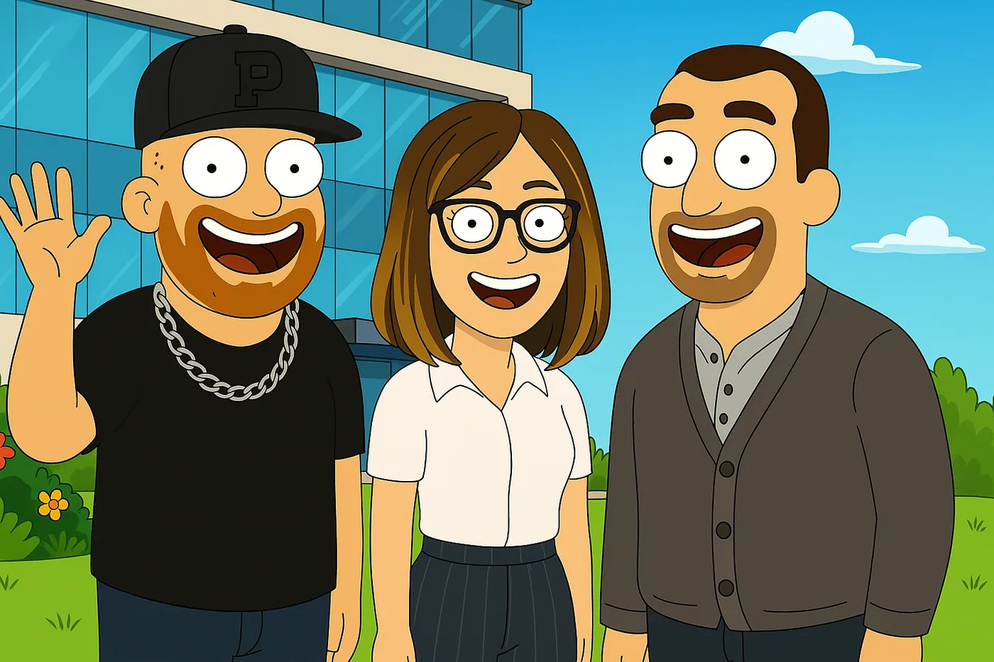 Alex, Emma and Paul, the crew behind Phanz